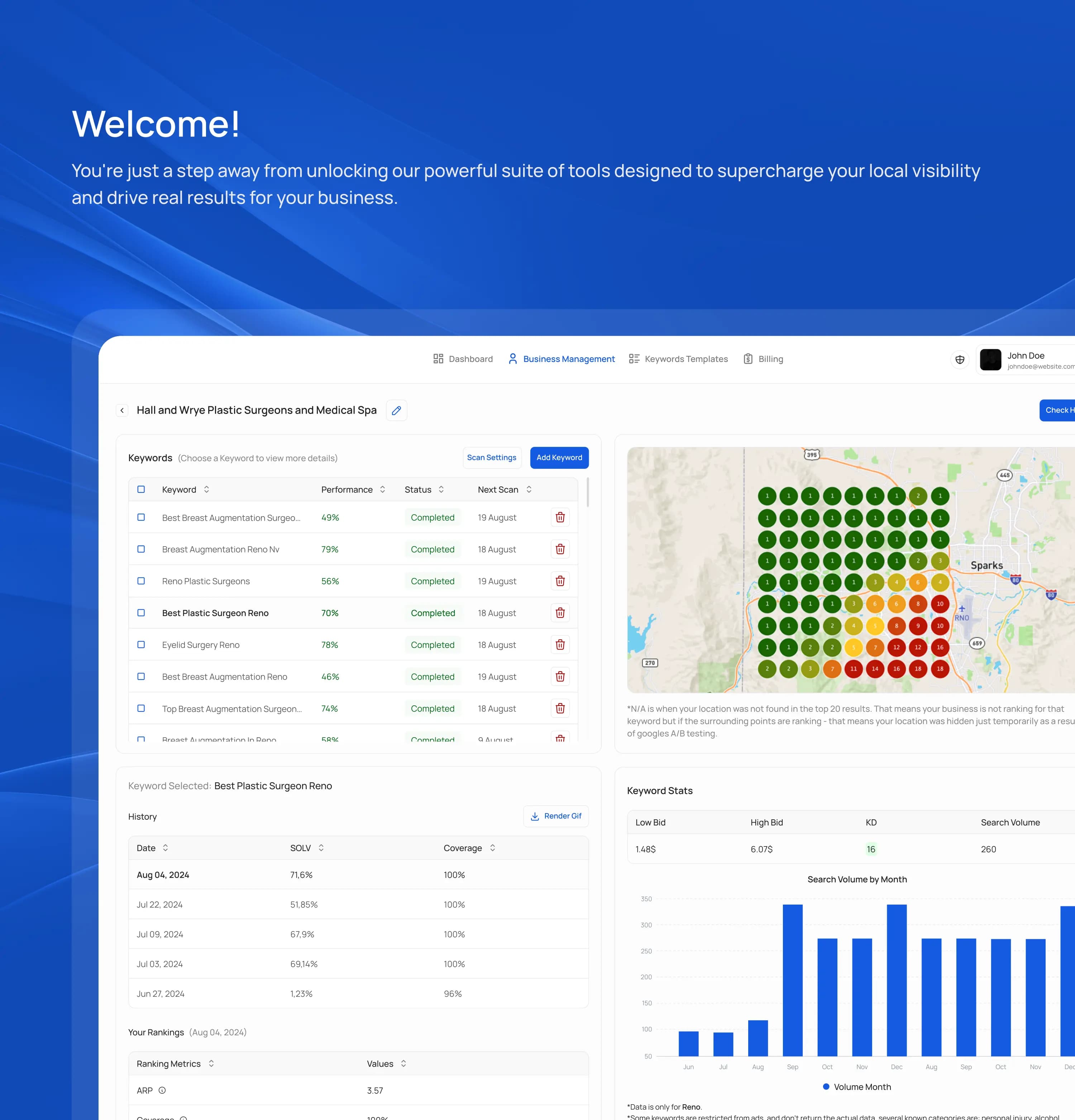 Welcome to the Brand rise 360 AI 7-day Visibility Sprint  Your Google Maps jumpstart sign in